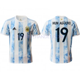 Herre Fotballdrakter Argentina Kun Agüero 19 Hjemme 2020 Kortermet